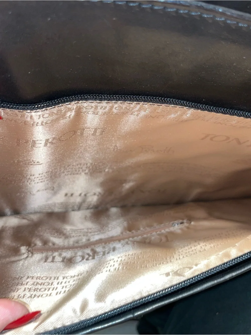Tony Perotti Italian Leather Laptop Bag Briefcase